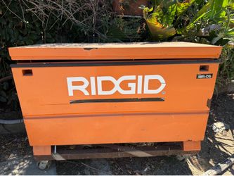 RIDGID 48” Jobsite Storage Box / Gang Box – Heavy Duty Steel