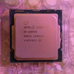 Intel i9 10850k ( For A Gen 4 Motherboard ) 