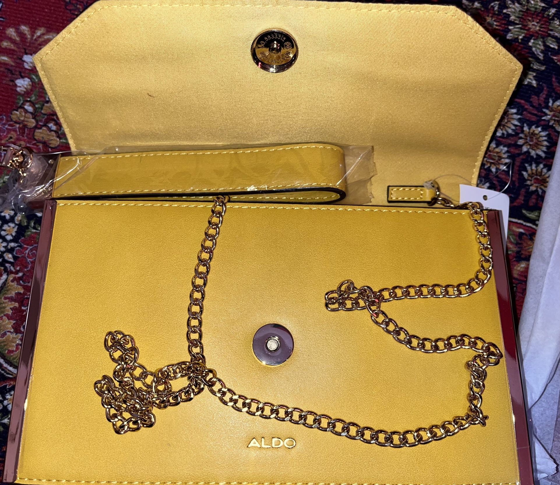 Brand New Also Yellow Clutch