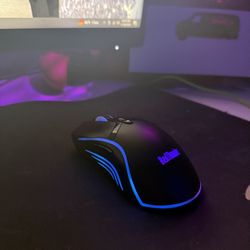 Red Thunder Wireless Mouse 