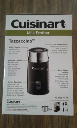 Cuisinart Milk Frother Tazzaccino FR-10 for Sale in Niles, IL - OfferUp