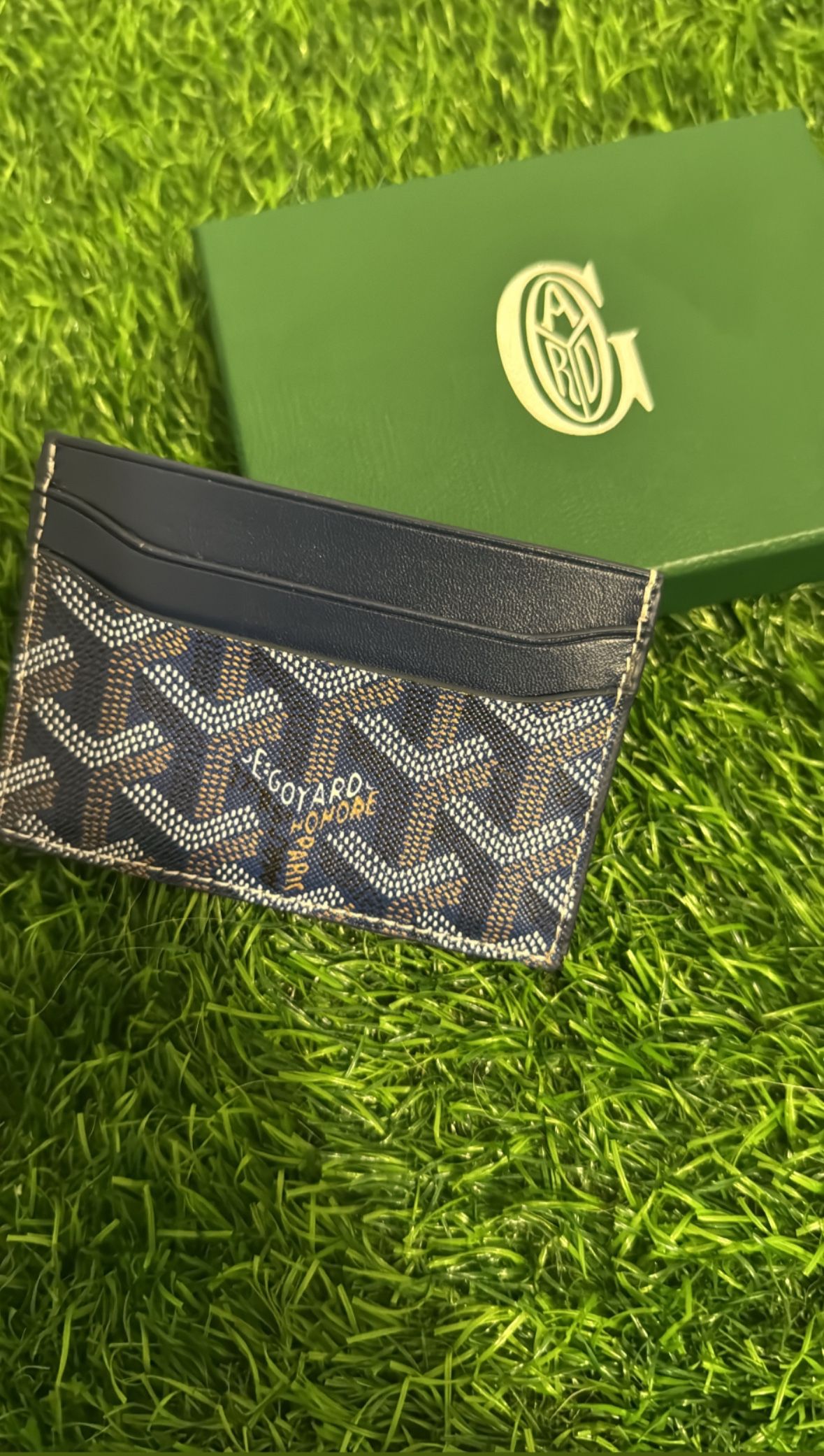 Black Goyard Card Holder