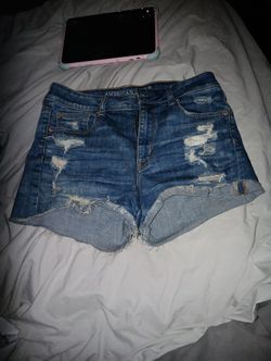 Jean Shorts And Camo Zip Up Jacket