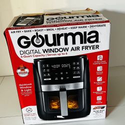 Gourmia 6qt Air Fryer — Open Box Never Used 