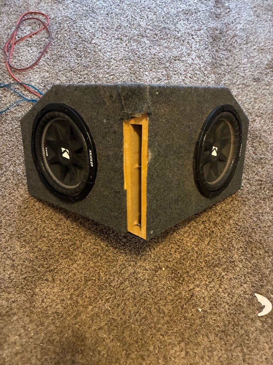 Mouting Enclosure Back Box Dual Kicker Comp Subwoofers Box for Sale in San Antonio, TX - OfferUp
