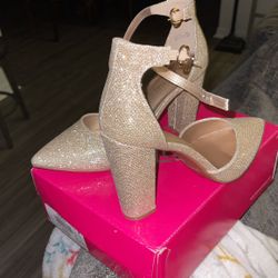 Gold heels