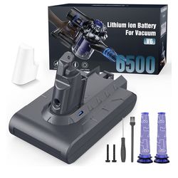 Keenstone 21.6V 6500mAh Battery Replacement for V6, Perfectly Compatible with V6 Animal V6Absolute V6Motorhead V6Fluffy SV03 SV04 SV05 SV06 SV07 SV09 