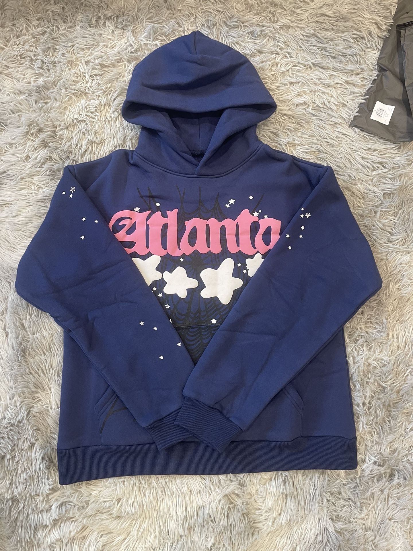 Blue ATL Sp5der Hoodie