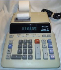 Sharp EL-1197 GIII 10 Digit Commercial Printing Calculator 