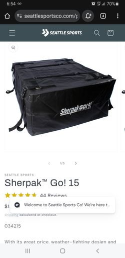 Sher Pak Go15 rooftop cargo carrier
