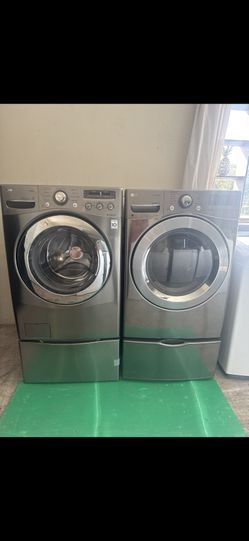 Stainless Steel Washer&Dryer Set 