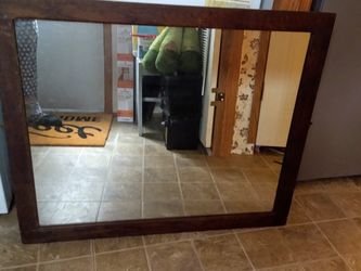 Unique Large Vintage Mirror