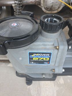 POOL PUMP LIKE NEW Power Defender VSP Champion 2.7HP 230V. $700