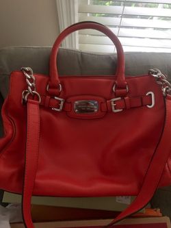 Michael Kors Orange/Red Satchel