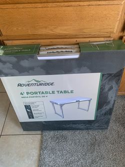 Adventuridge 4' Portable Folding Table