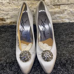 Yves Saint Laurent Satin Heels