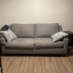 grey sofas