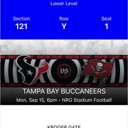 Texans Vs Bucs MONDAY NIGHT FOOTBALL 