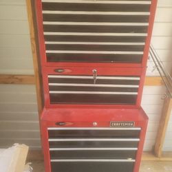 Craftsman Tool Box 3 Piece On Wheels