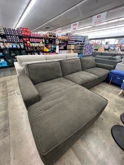 Gray 2 Piece Sectional Sofa