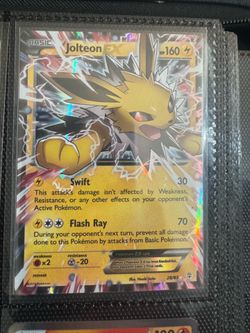 Jolteon EX Pokemon card