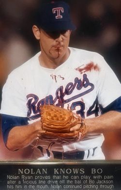 Nolan Ryan 'Nolan Knows Bo' Photo Plaque