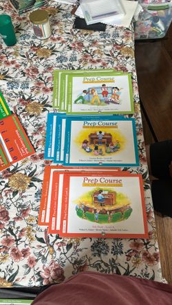 Piano lesson books for starters, Alfred basic piano library