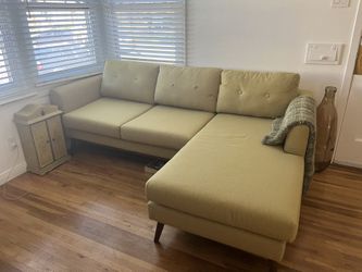 Modern Mid-Century Concord 2 - Piece Upholstered Sectional