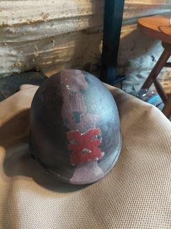Old army helmet