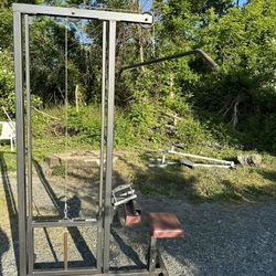 Pull Down Lap Machine With High And Low Pulleys And Attachment 