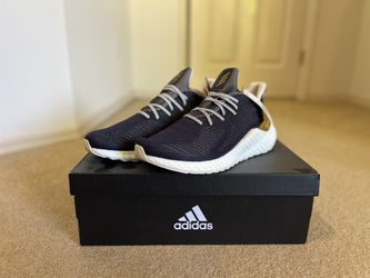 Adidas AlphaBoost G28580 Running Shoes Blue Gold Mens Size 10.5