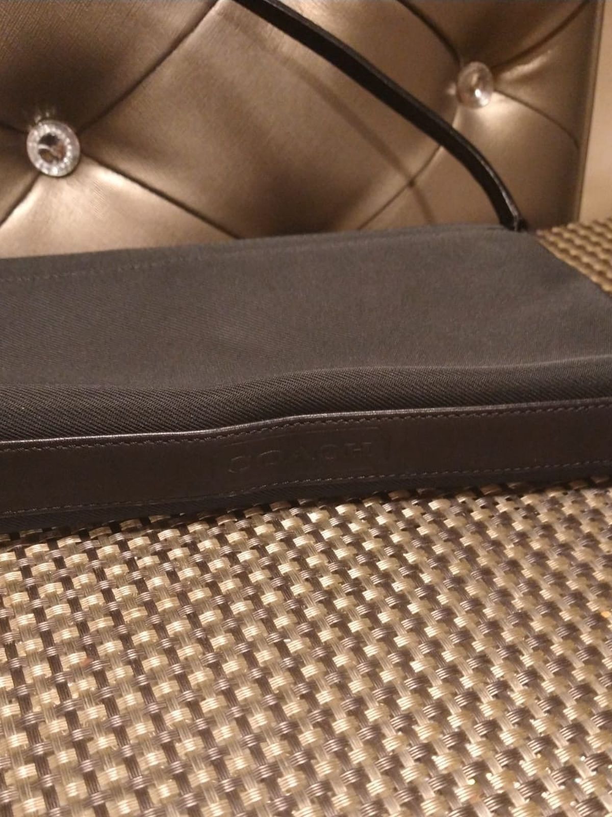Coach Purse Small De Tela Y De Piel