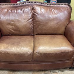 Leather Love Sofa $250.00 CASH, TEXT FOR PRICES. 