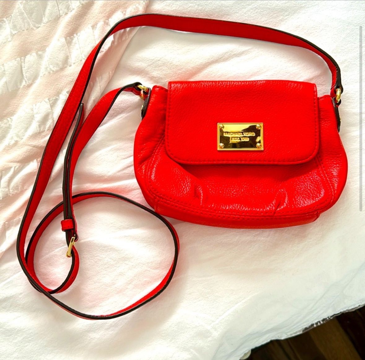 Red/Dark Coral Michael Kors Crossbody