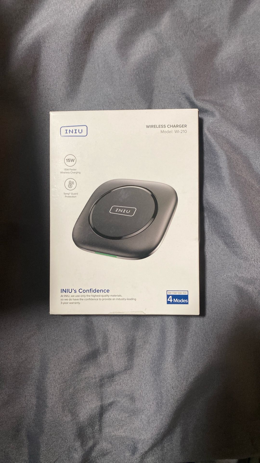 INZU 15W Wireless Charger.