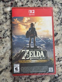 The Legend of Zelda Breath of the Wild Switch 2 Brand New