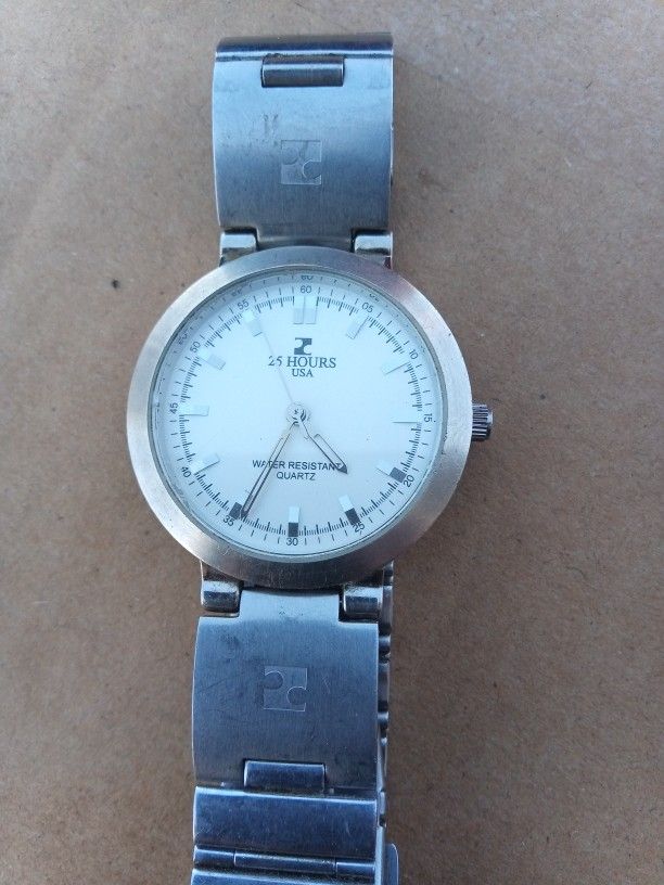 Vintage 25hours USA Water Resistant Watch