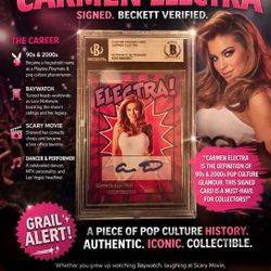 Carmen Electra Autographed Card