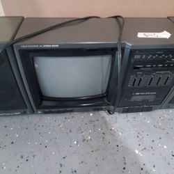 Colored TV Boom Box