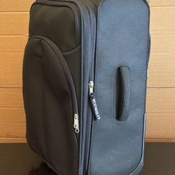 Black suitcase 15" long - 23" high - 10" wide