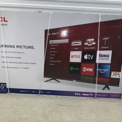 TCL 65" Roku 4K UHD HDR Smart TV OBO
