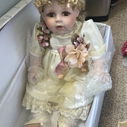 Fabiola porcelain doll