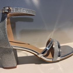 New Silver Small Heel 5.5