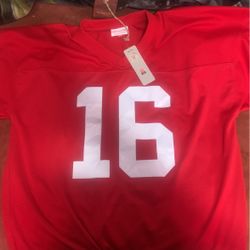 Mitchell & Ness Throwback Joe Montana 49ers Football Jersey for Sale in  Whittier, CA - OfferUp