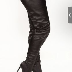 Over The Knee Boots-Black