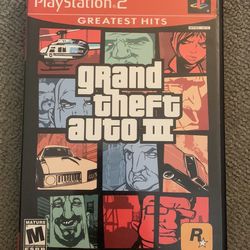 GTA 3 PS2 Game 