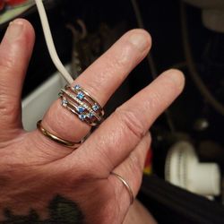 STERLING SILVER COCKTAIL RING