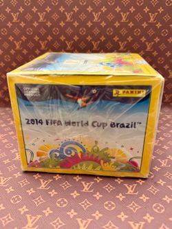 2014 Panini World Cup Brazil HUGE Factory Sealed 50 Pack Sticker Box-350 Sticker