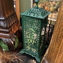 Antique Lighted French Parlor Stove