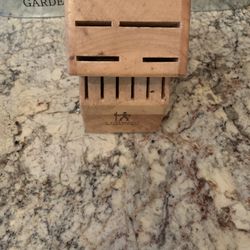 J. A. Henckels International Kitchen 12-Knife Block Ash Wood